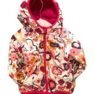 Patagonia Multicolor Reversible Floral Toddler Jacket